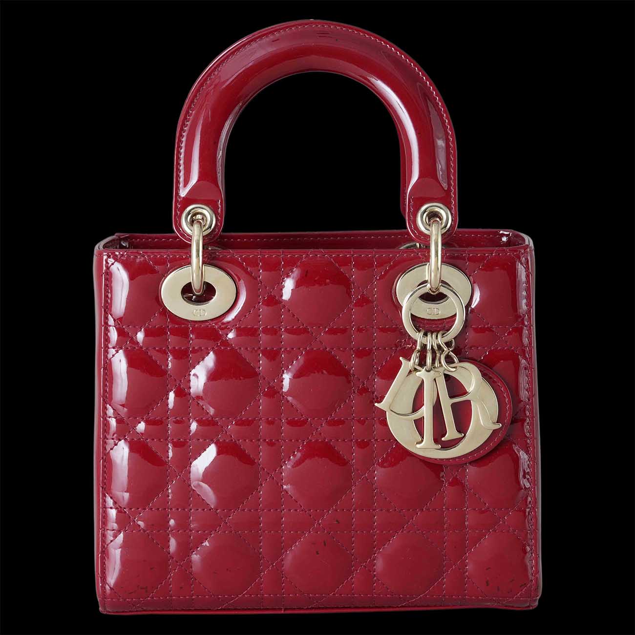 CHRISTIAN DIOR(USED)크리스찬디올 페이던트 레이디디올 스몰 백
